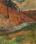 Charles Laval Aven Stream oil painting